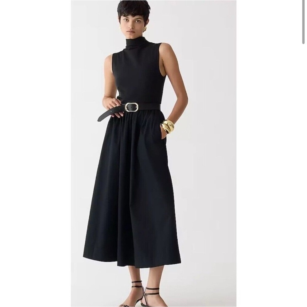 J. Crew Women's Knit Mockneck Midi Dress
Black Size XSmall Item BY263 NWT
